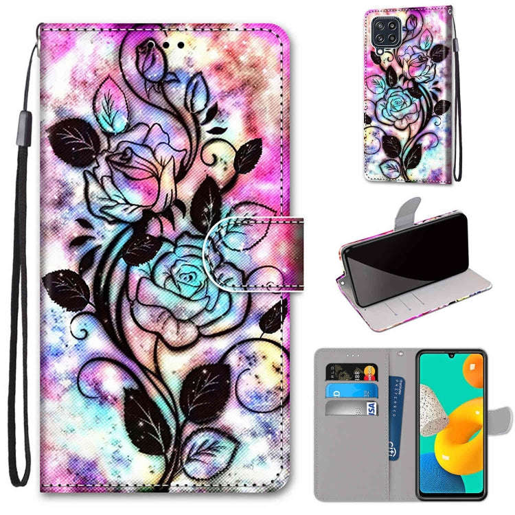 Coloured Drawing Cross Texture Horizontal Flip PU Leather Case with Holder & Card Slots & Wallet ...