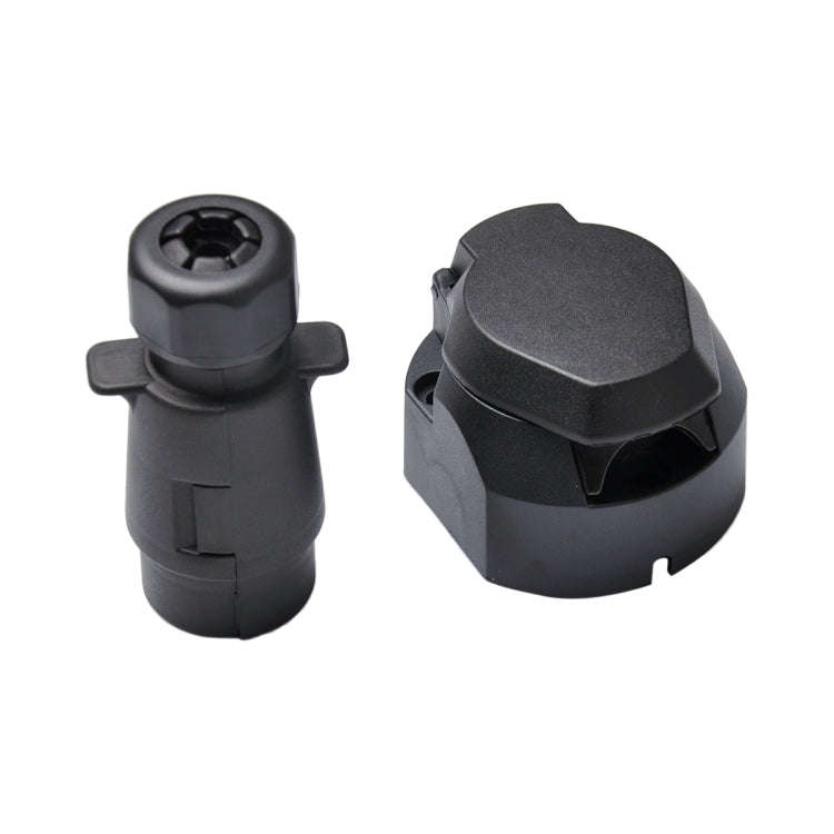 12V 7-pin Plastic Trailer Connector Socket + Plug EU, A0226