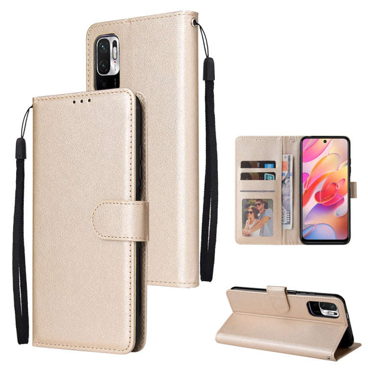 Multifunctional Horizontal Flip Leather Case, with Three Card Slot & Holder & Double Zip Wallett ...