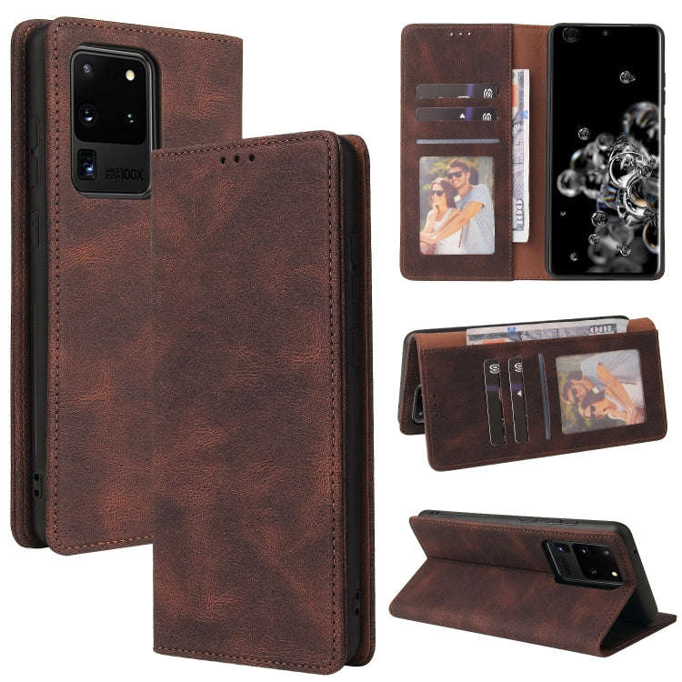 Simple Suction Closure Horizontal Flip Leather Case with Holder & Card Slot & Wallet, For Samsung...