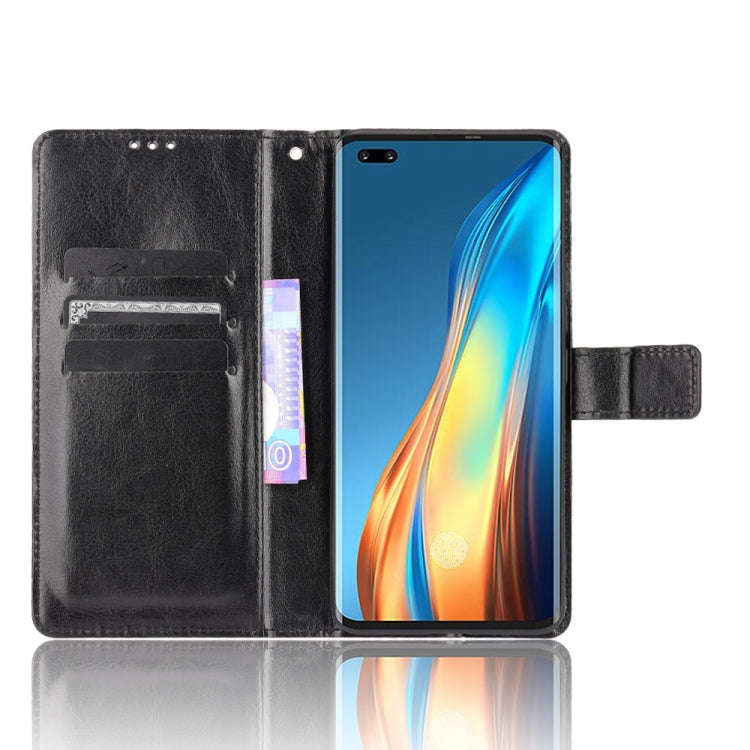 Crazy Horse Texture Horizontal Flip Leather Case with Holder & Card Slots & Lanyard, For Tecno Ph...