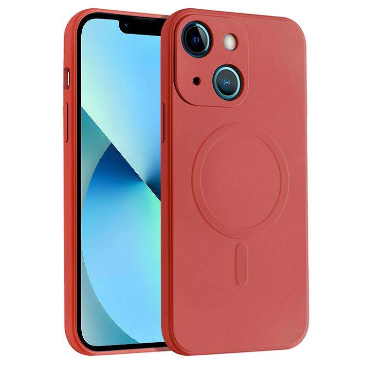 Liquid Silicone Full Coverage Shockproof Magsafe Case, For iPhone 13 mini, For iPhone 13, For iPh...