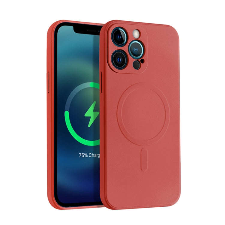 Liquid Silicone Full Coverage Shockproof Magsafe Case, For iPhone 13 mini, For iPhone 13, For iPh...