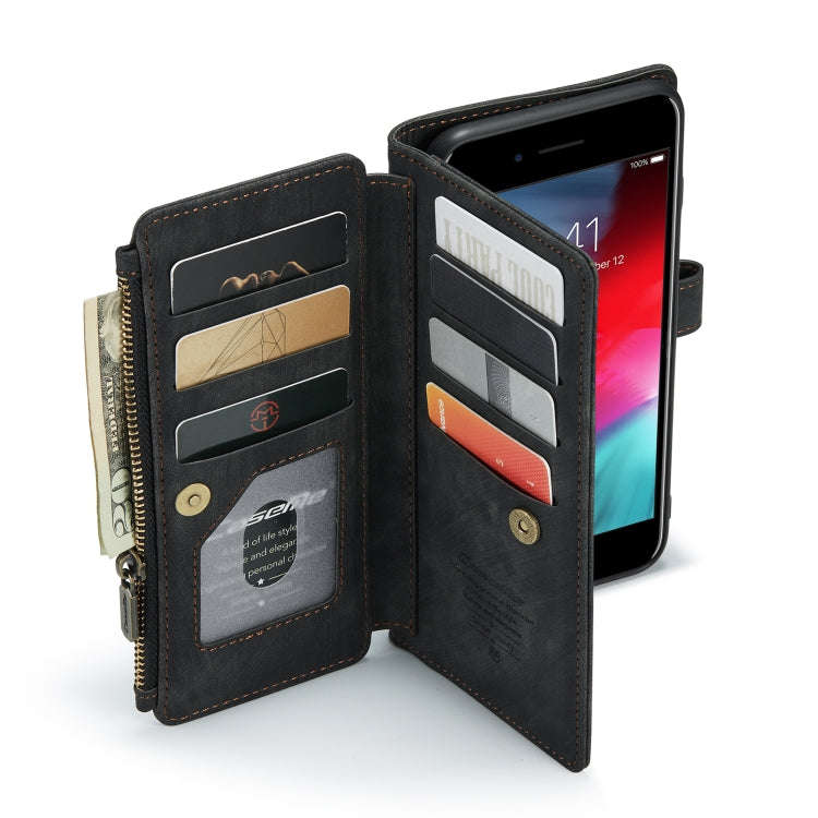 CaseMe-C30 PU + TPU Multifunctional Horizontal Flip Leather Case with Holder & Card Slot & Wallet...