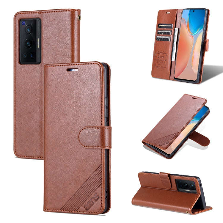 AZNS Sheepskin Texture Horizontal Flip Leather Case with Holder & Card Slots & Wallet, For vivo X...