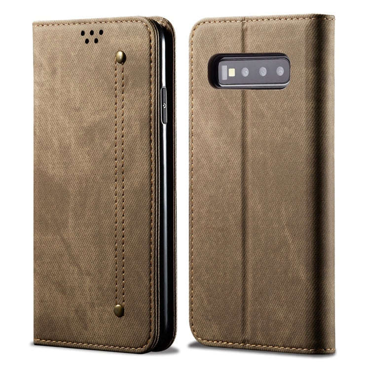 Denim Texture Casual Style Horizontal Flip Leather Case with Holder & Card Slots & Wallet, For Ga...