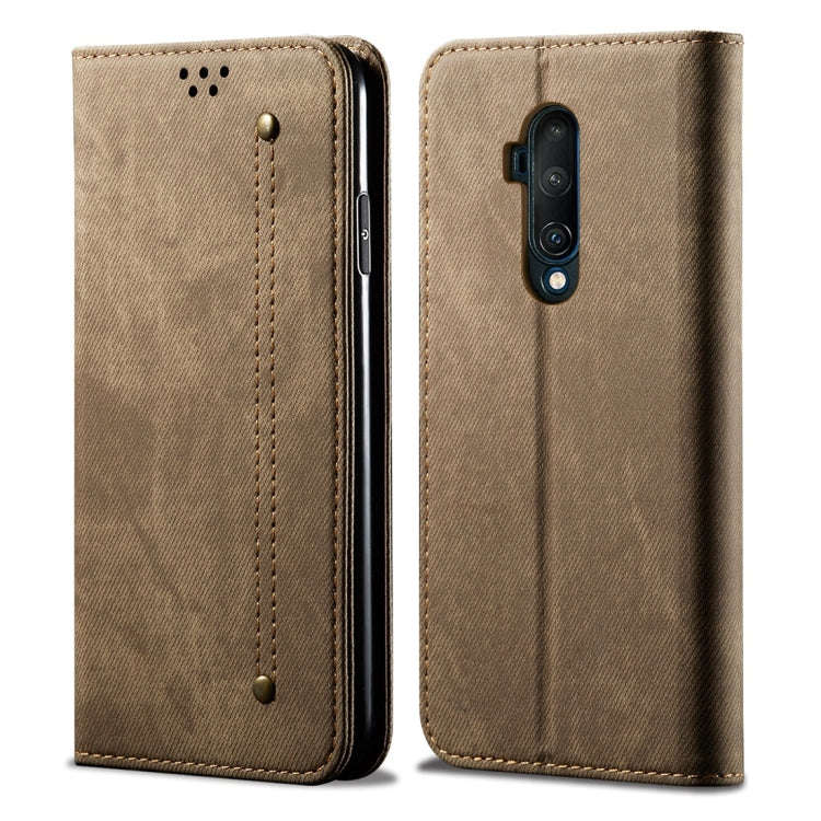 Denim Texture Casual Style Horizontal Flip Leather Case with Holder & Card Slots & Wallet, For On...