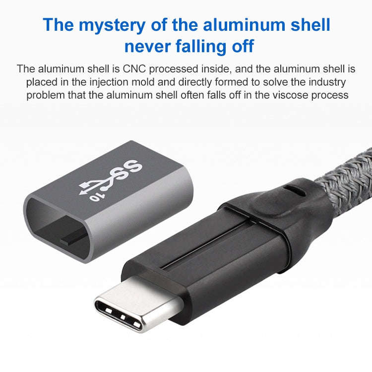 100W USB-C / Type-C Male to USB-C / Type-C Male Full-function Data Cable with E-mark, 0.5m, 1m, 1...