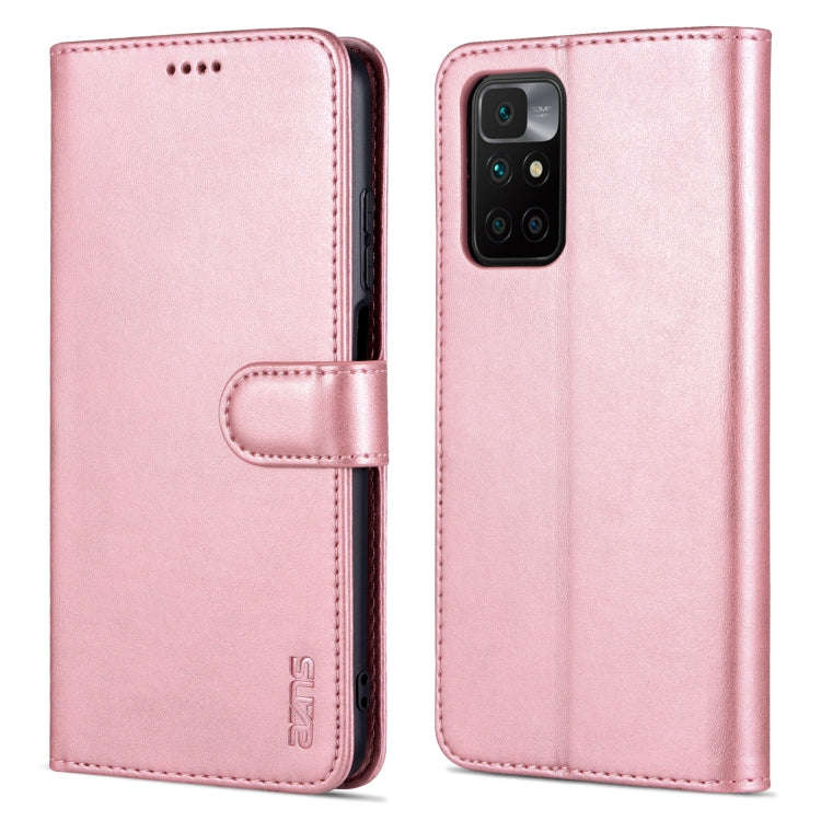 AZNS Skin Feel Calf Texture Horizontal Flip Leather Case with Card Slots & Holder & Wallet, For X...