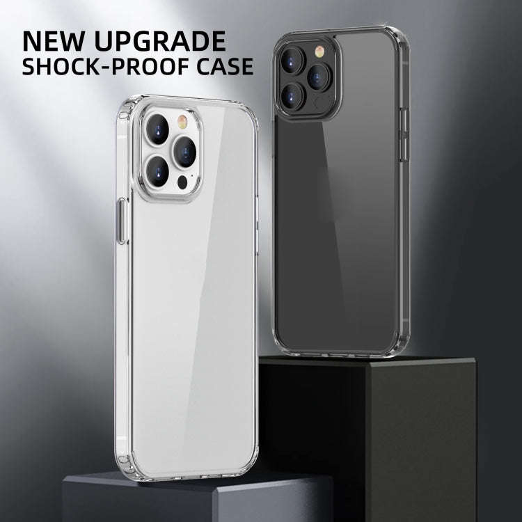 iPAKY Transparent Shockproof TPU + PC Protective Case, For iPhone 13, For iPhone 13 Pro, For iPho...