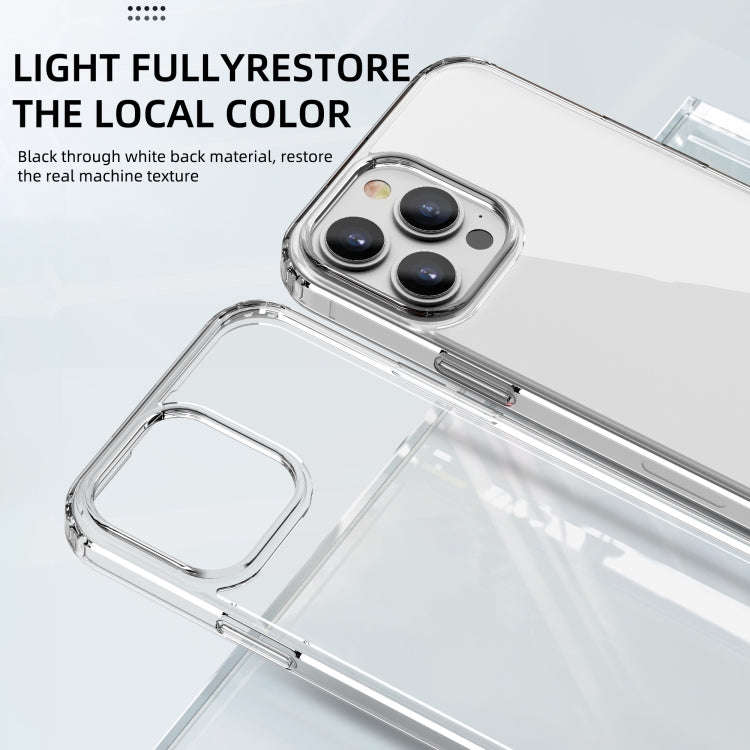 iPAKY Transparent Shockproof TPU + PC Protective Case, For iPhone 13, For iPhone 13 Pro, For iPho...