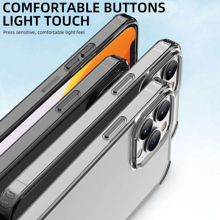 iPAKY Transparent Shockproof TPU + PC Protective Case, For iPhone 13, For iPhone 13 Pro, For iPho...