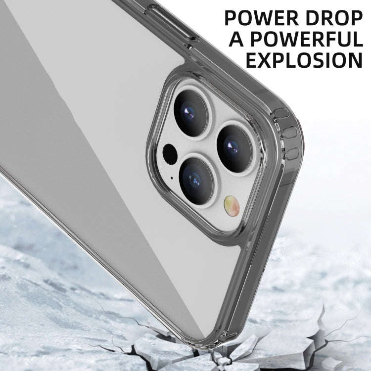 iPAKY Transparent Shockproof TPU + PC Protective Case, For iPhone 13, For iPhone 13 Pro, For iPho...