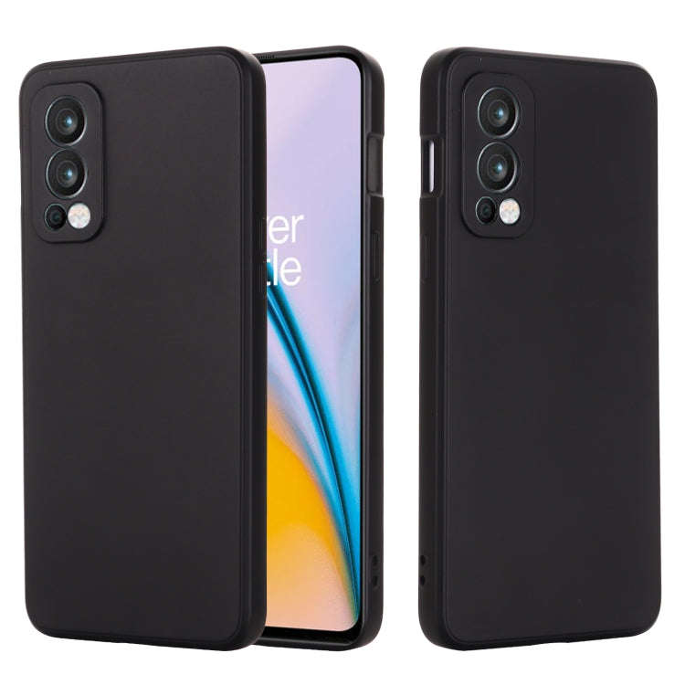 Solid Color Liquid Silicone Shockproof Full Coverage Protective Case, For OnePlus Nord 2 5G, For ...