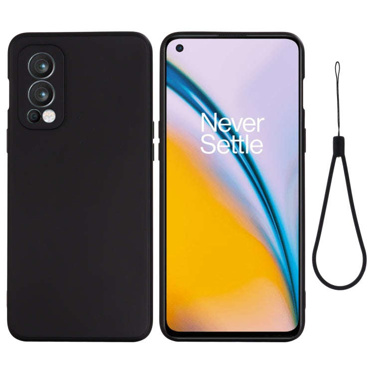 Solid Color Liquid Silicone Shockproof Full Coverage Protective Case, For OnePlus Nord 2 5G, For ...