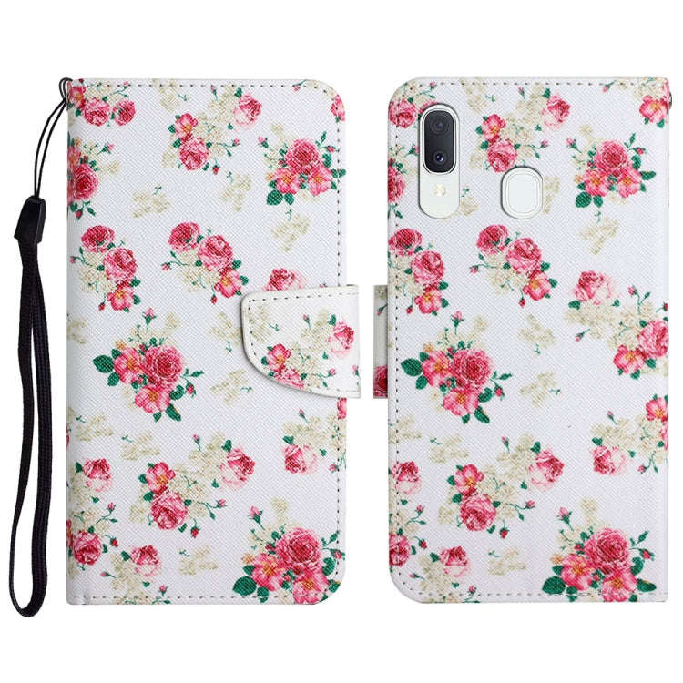 Painted Pattern Horizontal Flip Leather Case with Holder & Card Slot & Wallet, For Samsung Galaxy...