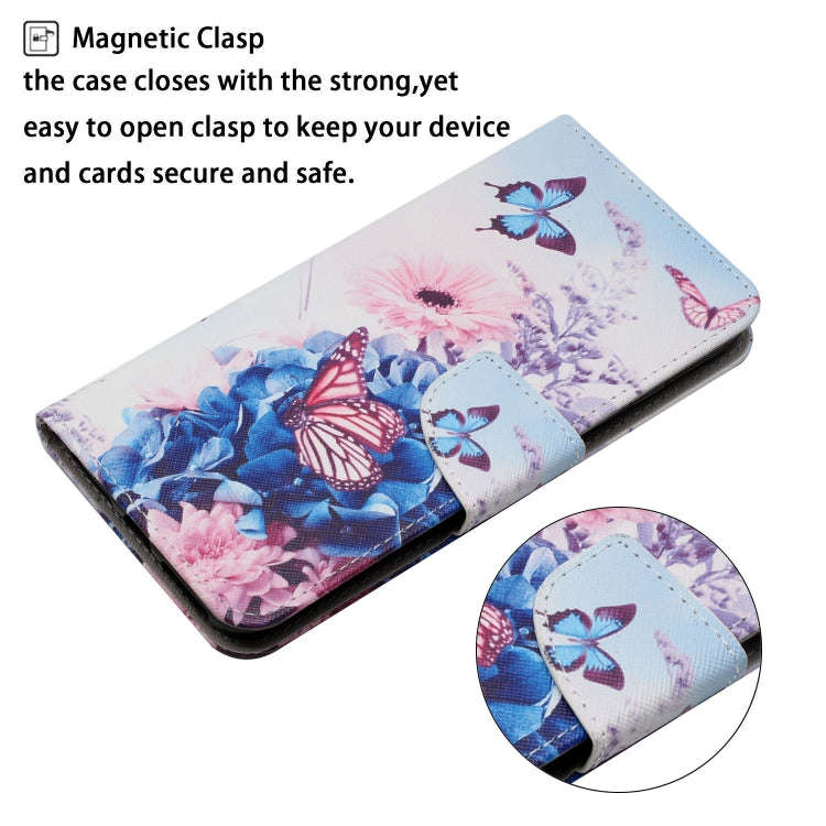 Painted Pattern Horizontal Flip Leather Case with Holder & Card Slot & Wallet, For iPhone 13 mini...