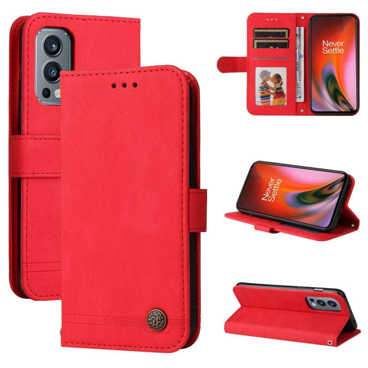 Skin Feel Life Tree Metal Button Horizontal Flip Leather Case with Holder & Card Slot & Wallet & ...