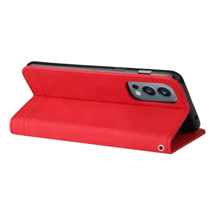 Skin Feel Life Tree Metal Button Horizontal Flip Leather Case with Holder & Card Slot & Wallet & ...