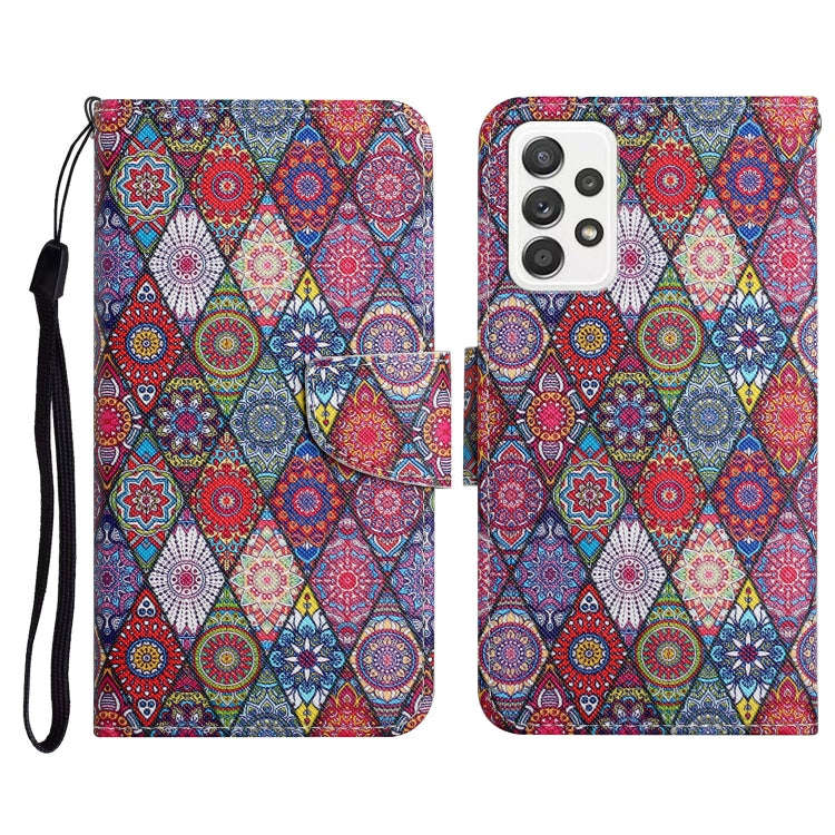 Painted Pattern Horizontal Flip Leather Case with Holder & Card Slot & Wallet, For Samsung Galaxy...