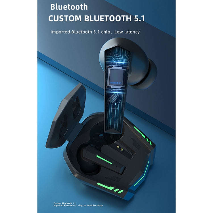 Original Lenovo XT80 TWS Game / Music Dual Mode Bluetooth Earphone with Breathing Light & Chargin...