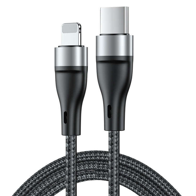 ADC-003 Type-C to 8 Pin PD Fast Charging Weave Data Cable, 1m