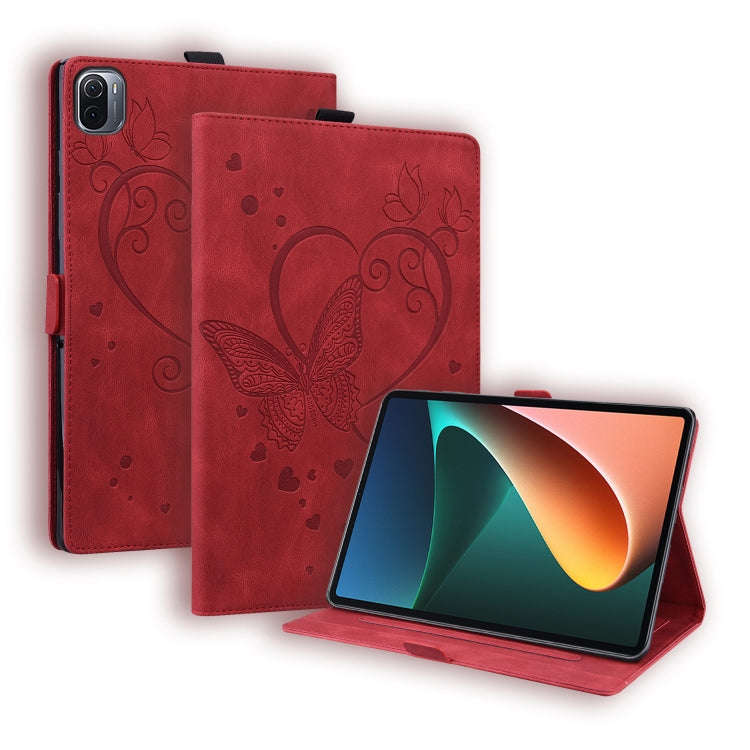 Love Butterfly Pattern Horizontal Flip Leather Case with Holder & Sleep / Wake-up Function, For X...