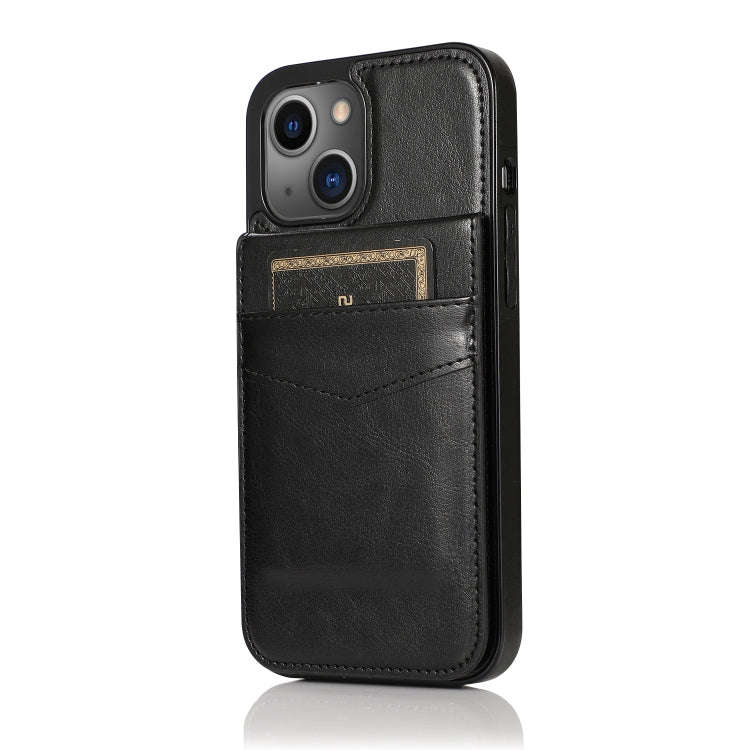 Solid Color PC + TPU Protective Case with Holder & Card Slots, For iPhone 13 mini, For iPhone 13,...