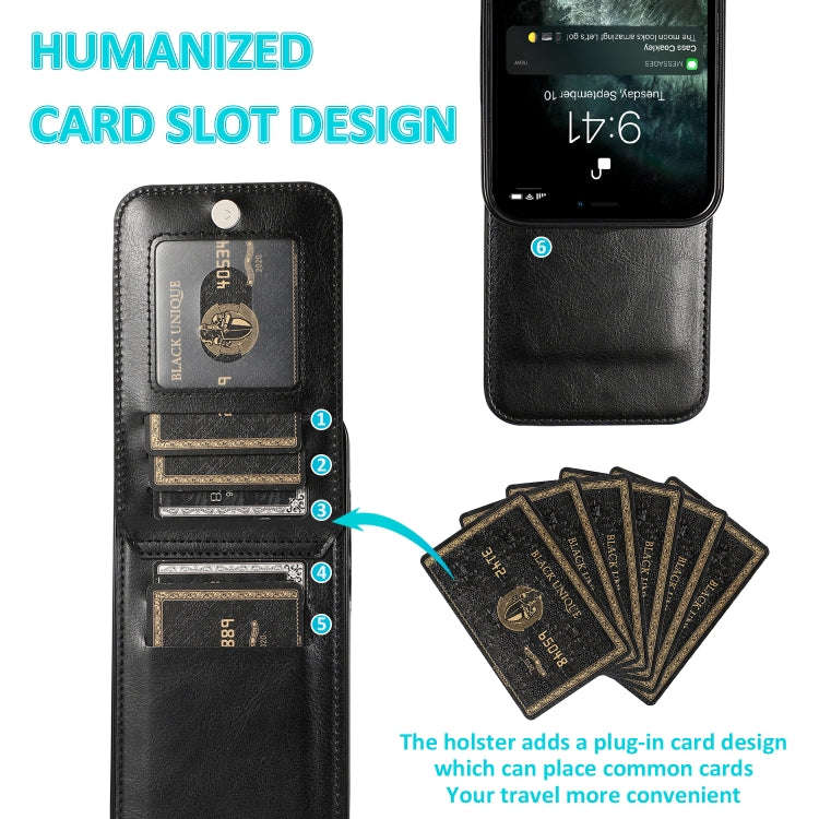 Solid Color PC + TPU Protective Case with Holder & Card Slots, For iPhone 13 mini, For iPhone 13,...