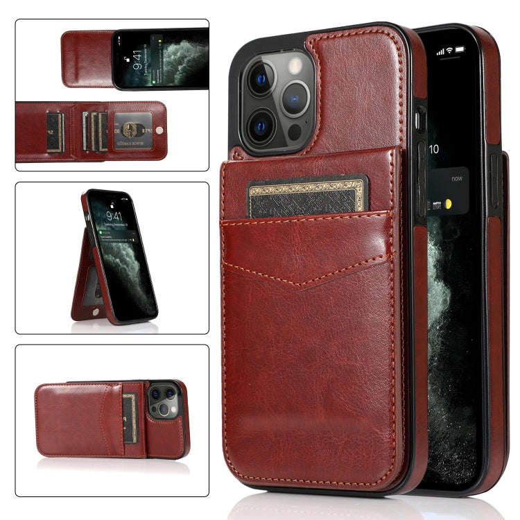 Solid Color PC + TPU Protective Case with Holder & Card Slots, For iPhone 13 mini, For iPhone 13,...