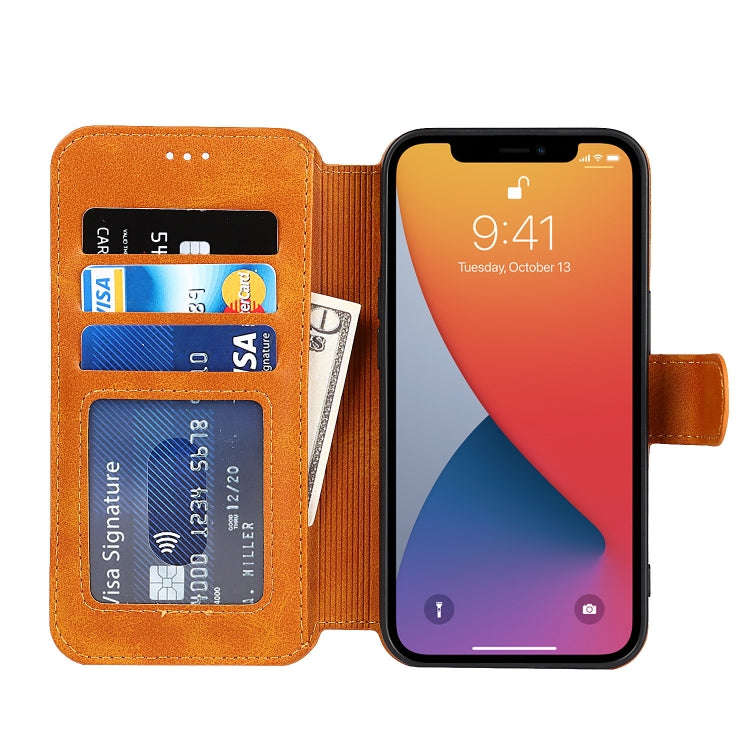 Shockproof PU + TPU Leather Case with Card Slots & Holder & Photo Frame & Wallet, For iPhone 13 m...