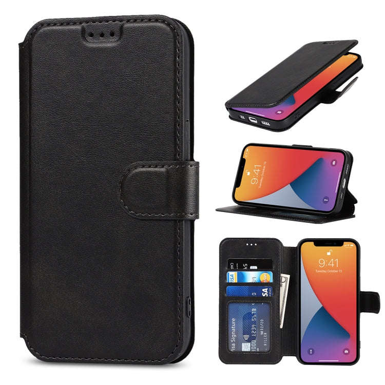 Shockproof PU + TPU Leather Case with Card Slots & Holder & Photo Frame & Wallet, For iPhone 13 m...