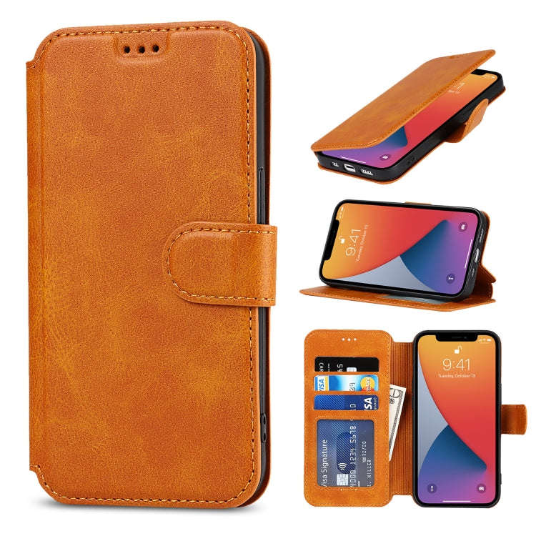 Shockproof PU + TPU Leather Case with Card Slots & Holder & Photo Frame & Wallet, For iPhone 13 m...