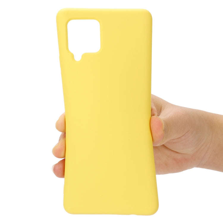 For Samsung Galaxy M32 4G International Version Solid Color Liquid Silicone Dropproof Full Covera...