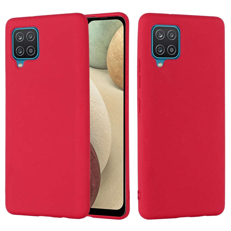For Samsung Galaxy M32 4G International Version Solid Color Liquid Silicone Dropproof Full Covera...