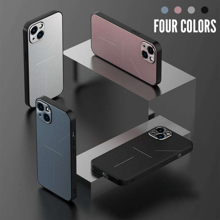 R-JUST RJ-52 3-Line Style Metal TPU Shockproof Protective Case, For iPhone 13, For iPhone 13 Pro,...