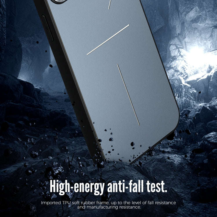 R-JUST RJ-52 3-Line Style Metal TPU Shockproof Protective Case, For iPhone 13, For iPhone 13 Pro,...