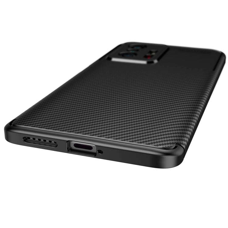 Carbon Fiber Texture Shockproof TPU Case, For Xiaomi Mi 11T / 11T Pro