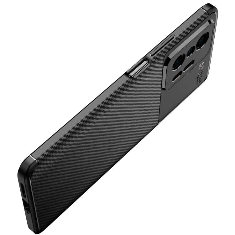 Carbon Fiber Texture Shockproof TPU Case, For Xiaomi Mi 11T / 11T Pro