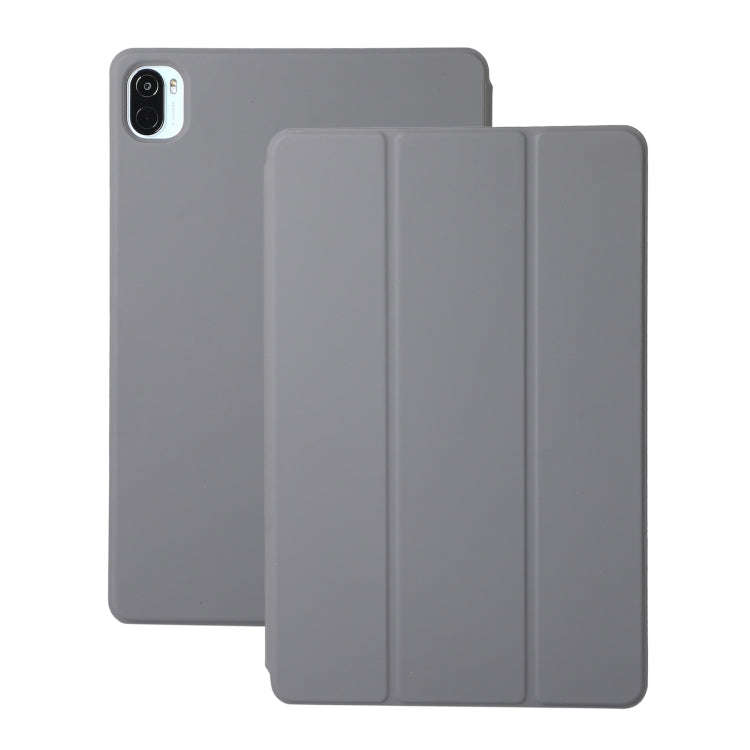 Solid Color Magnetic Horizontal Flip Leather Case with Holder, For Xiaomi Pad 5 / Pad 5 Pro