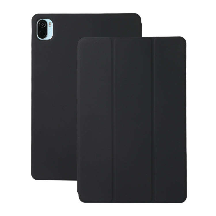 Solid Color Magnetic Horizontal Flip Leather Case with Holder, For Xiaomi Pad 5 / Pad 5 Pro