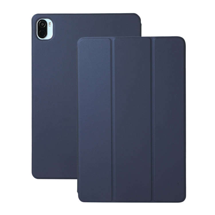 Solid Color Magnetic Horizontal Flip Leather Case with Holder, For Xiaomi Pad 5 / Pad 5 Pro