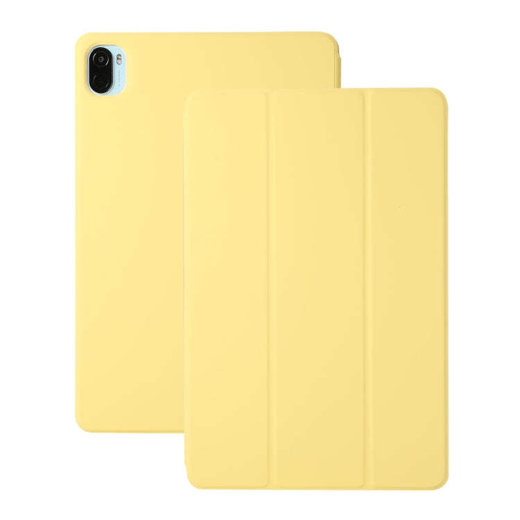 Solid Color Magnetic Horizontal Flip Leather Case with Holder, For Xiaomi Pad 5 / Pad 5 Pro