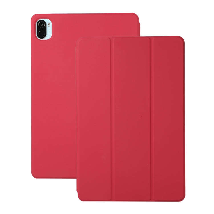 Solid Color Magnetic Horizontal Flip Leather Case with Holder, For Xiaomi Pad 5 / Pad 5 Pro