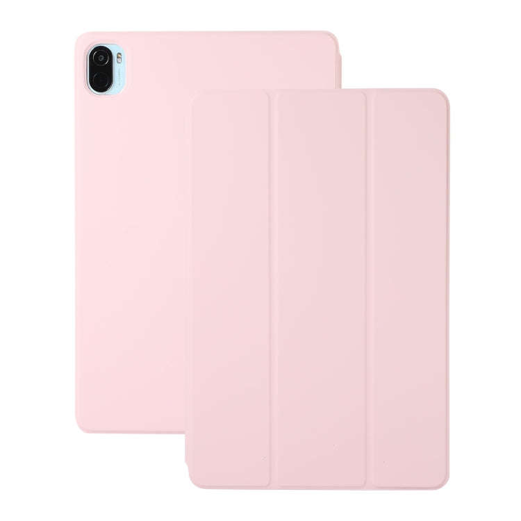 Solid Color Magnetic Horizontal Flip Leather Case with Holder, For Xiaomi Pad 5 / Pad 5 Pro