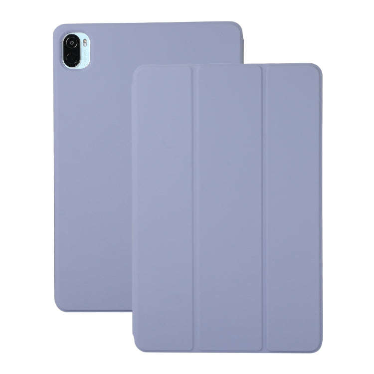 Solid Color Magnetic Horizontal Flip Leather Case with Holder, For Xiaomi Pad 5 / Pad 5 Pro