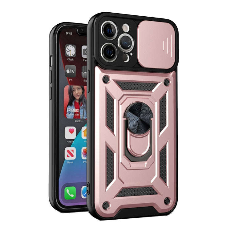 Sliding Camera Cover Design Precise Hole TPU+PC Protective Case, For iPhone 13, For iPhone 13 Pro...