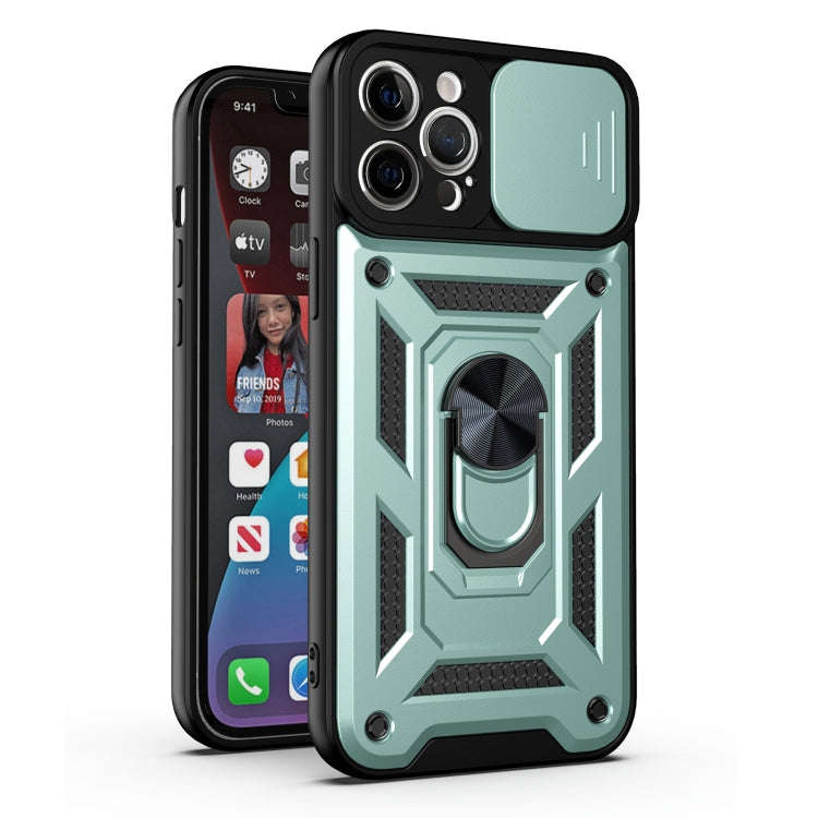 Sliding Camera Cover Design Precise Hole TPU+PC Protective Case, For iPhone 13, For iPhone 13 Pro...