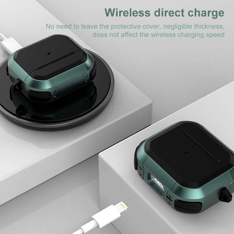 Wireless Earphones Shockproof Thunder Mecha TPU Protective Case, For AirPods 3