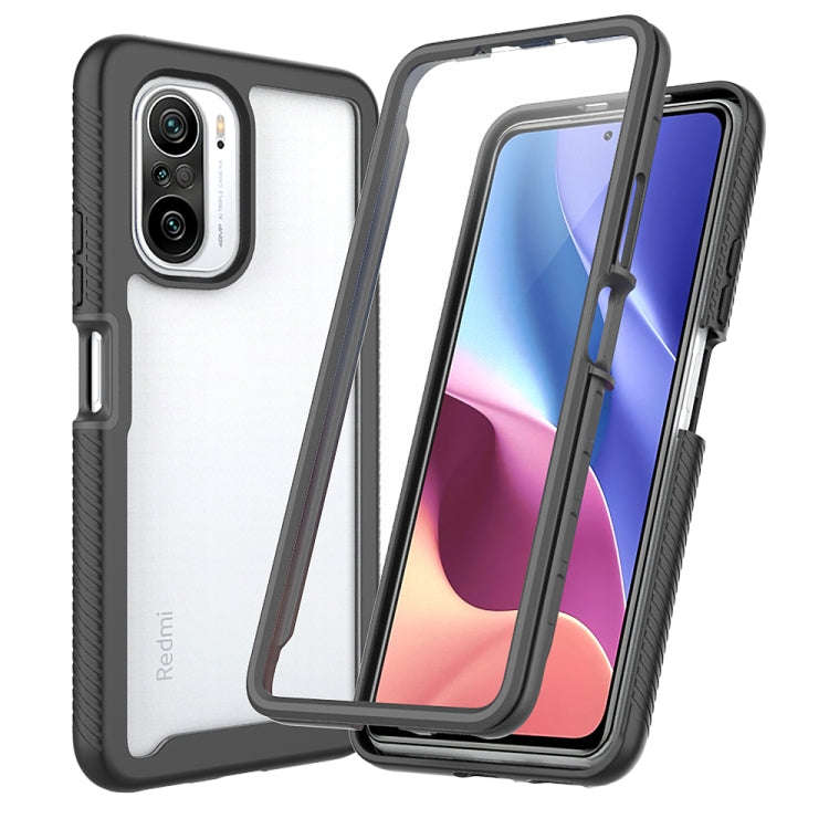 Starry Sky Solid Color Series Shockproof PC + TPU Protective Case with PET Film, For OPPO A52 / A...